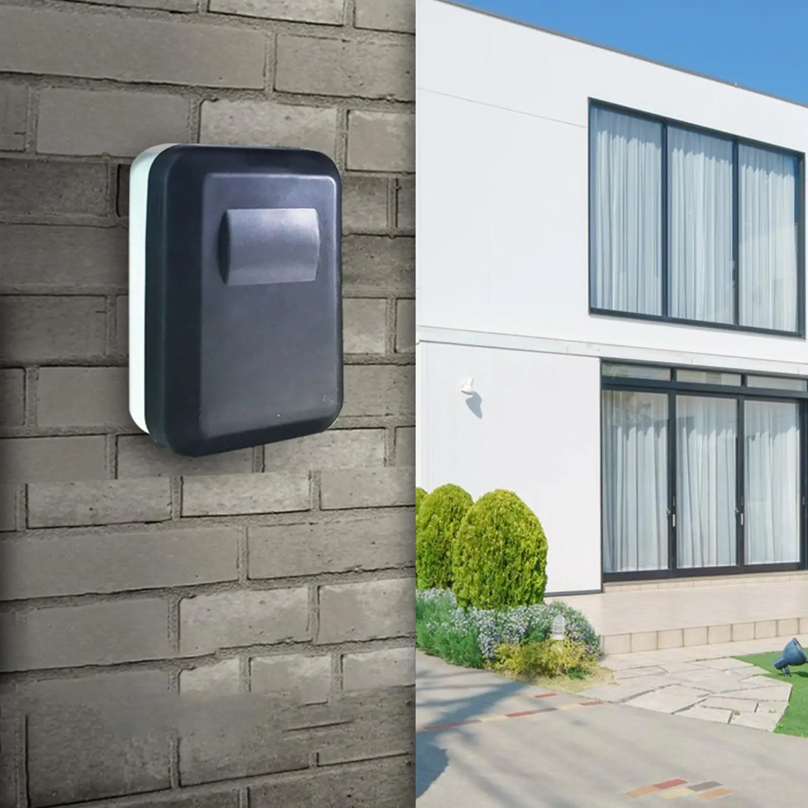 

4 Digit Outdoor Password Key Box lock Box Combination Digital Code Lock Box Key Code Box for Contractors Outside