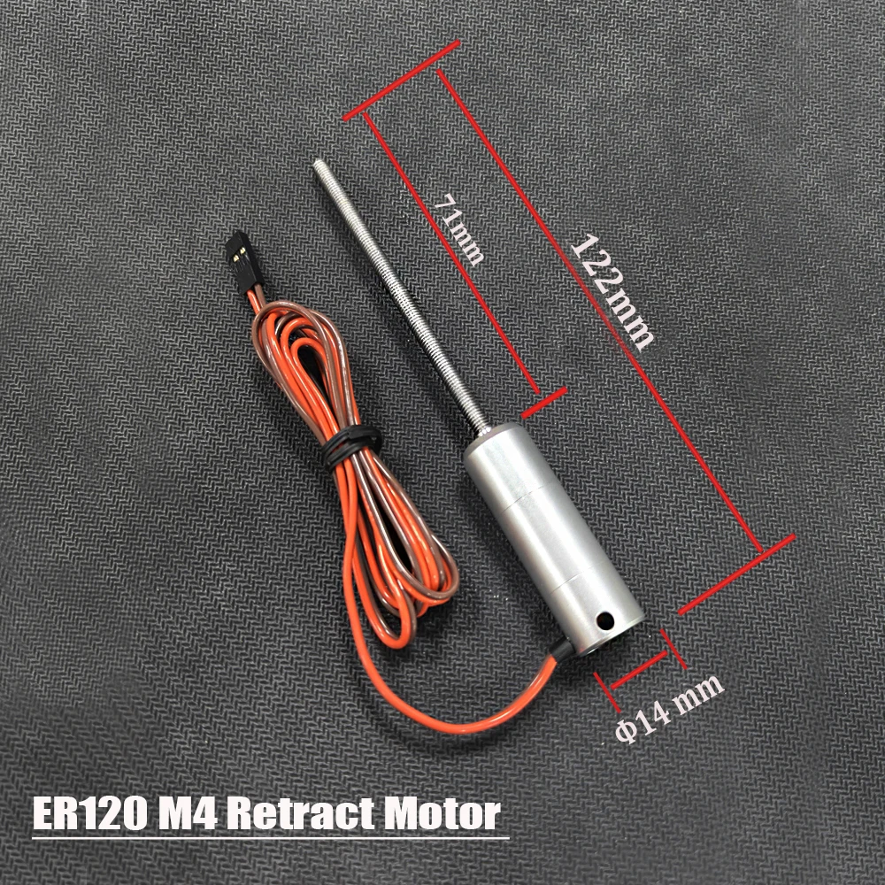 JP Hobby Plane Full Metal Electric Retract Motor ER150 M4 12-17 Kgs / ER120 M3 4KG For DIY