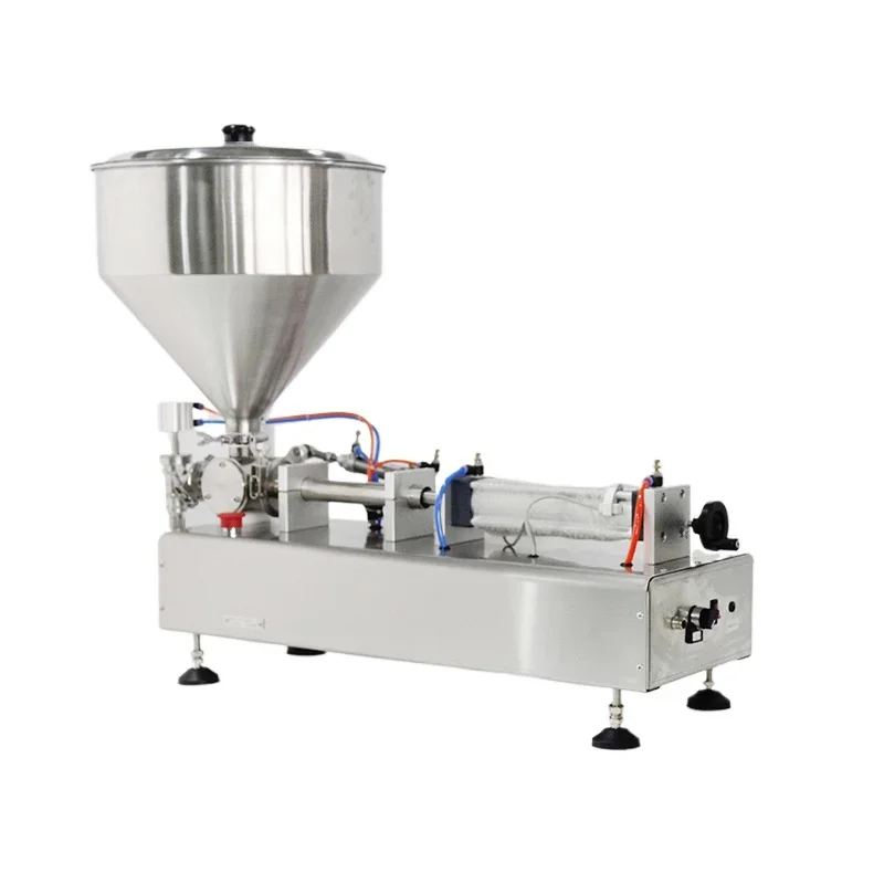 Horizontal pneumatic paste filling machine