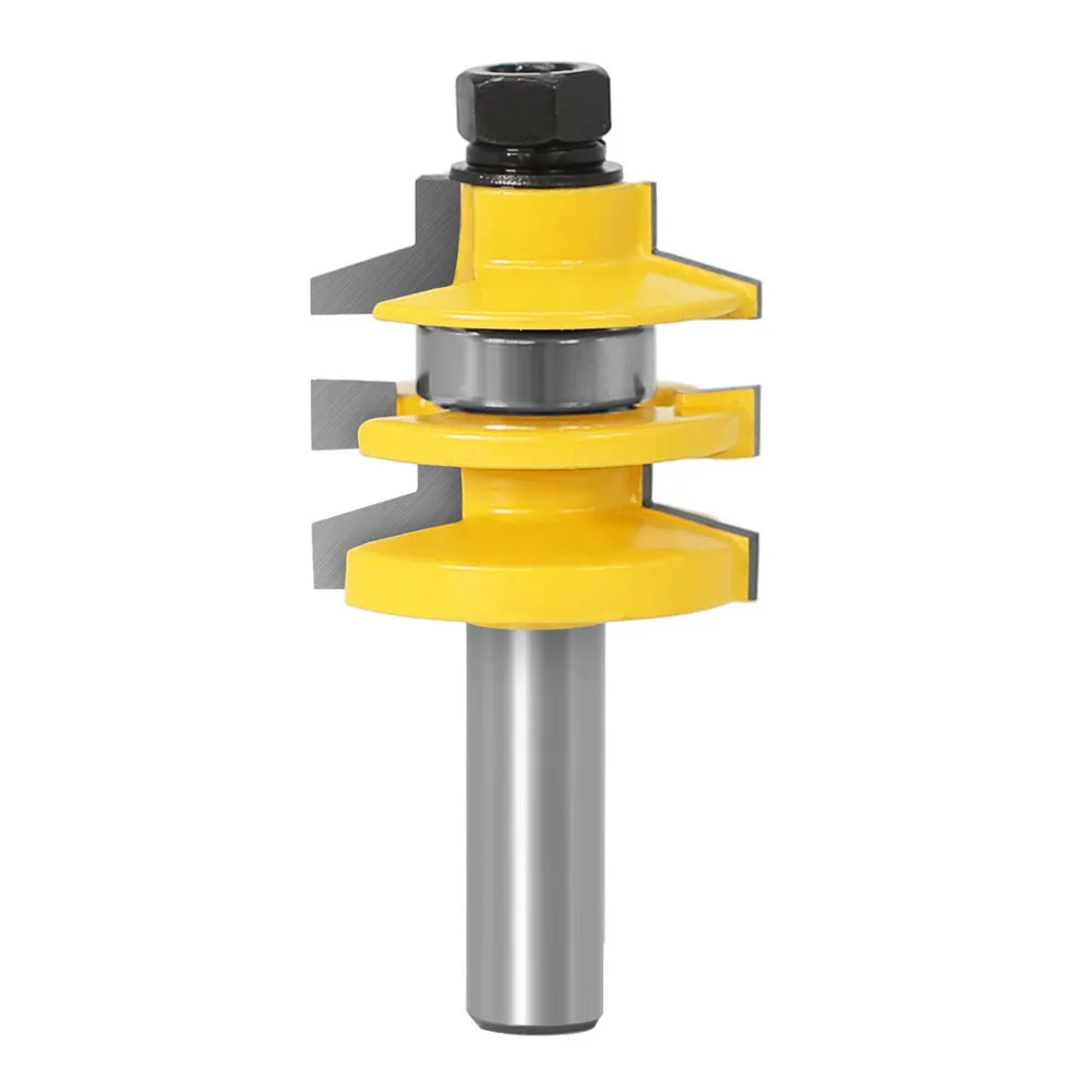 

Фреза 1/2 дюйма с хвостовиком и твердосплавным наконечником для резьбы по дереву, фрезерная панель дверной рамы шкафа, совместимая с фрезерными станками с ЧПУ и столом