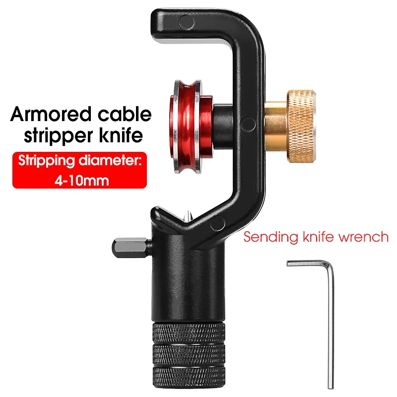 ACS-2 Glasvezelkabel Stripper Longitudina & Transversale Gepantserde Draad Stripper Schede Stripper 4-10mm & 8-28mm Kabel Slitter Gereedschap