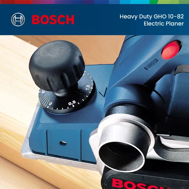 Bosch GHO 10-82 Compact Electric Planer Heavy Duty Power tools Electric hand planer Electric planer for woodwor