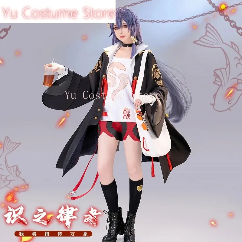 Yu Costume Anime Honkai Impact 3rd Fu Hua Game Suit Cool Lovely Uniform Cosplay Costume Halloween Party Role Play Outfit Women