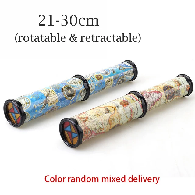 Kaléidoscope Classique ZEALMAX – Scène Réelle, Fait Main – Jouet Nostalgique 20 Cm