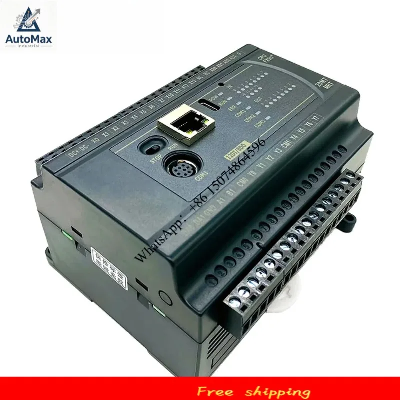 FX3U 20MR 20MT 20MRT PID Optional 6CH 0-10V Analog Input RS485 MODBUS Weight Sensor Input Self Tuning NTC 10K Ethernet