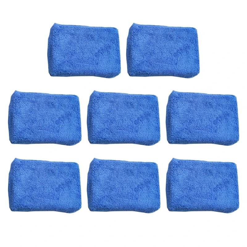 

Microfiber Sponge Applicators Strong Inside-Stitches Great for Applying Wax