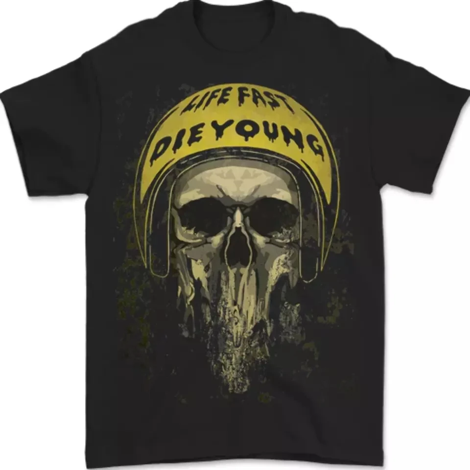 

Funny Motorbike Motorcycle Cafe Racer Chopper Bikers T-Shirt 100% Cotton O-Neck Short Sleeve Casual Mens T-shirt Streetwear