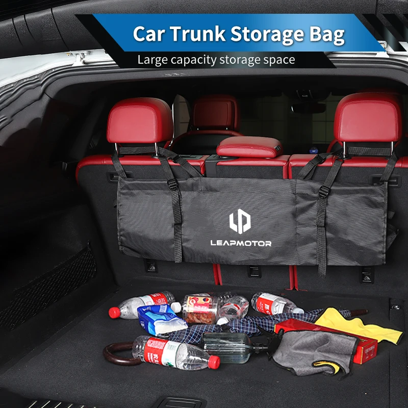 

Car accessories interior Oxford fabric rear seatback storage pocket For Leapmotor T03 S01 C11 C01 Leap Motor