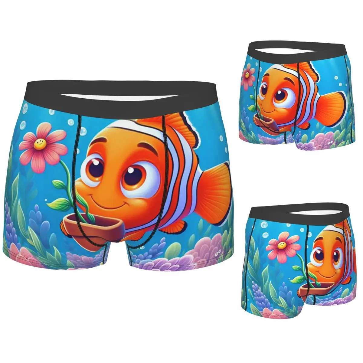 

Boxer Underpants Shorts Finding Nemo Dory Panties Men Breathable Underwear for Homme Man Boyfriend Gifts