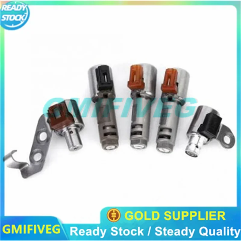 5PCS U150 U151 U250 U250E U151E Automatic Transmission Solenoid Valve For Toyota 2004-2014 Car Accessories Refurbished