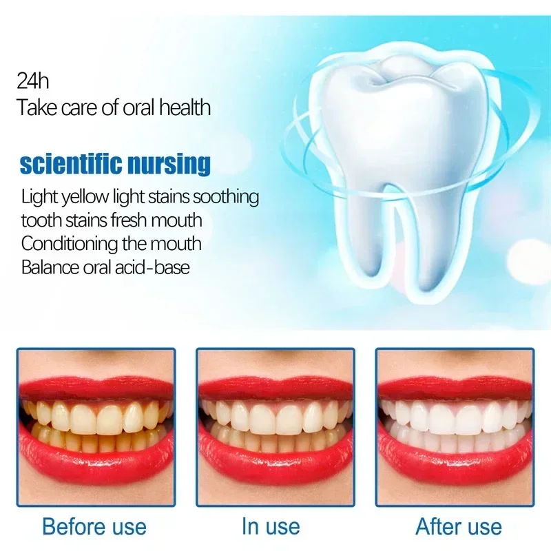 Teeth Whitening Essence Remove Stains Smoke Coffee Plaque Deep Cleaning Fresh Breath Dental Oral Hygiene Tooth Care Products