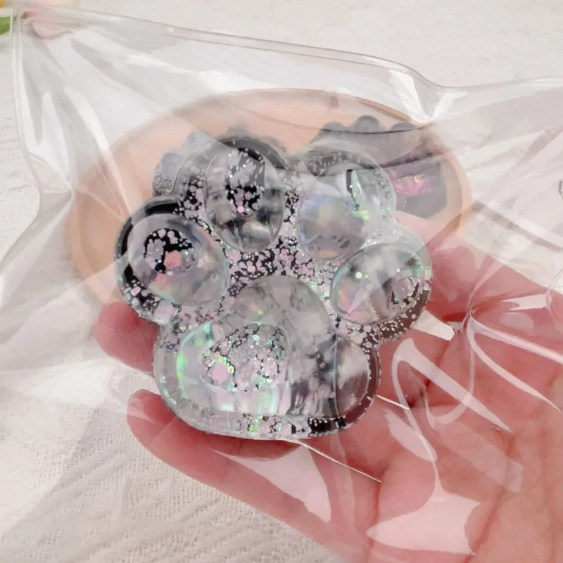 اسفنجي لطيف القط مخلب تململ لعبة انتعاش بطيء الإجهاد الإغاثة قرصة الضغط القط باو لينة ضغط لعبة للأطفال هدايا عيد