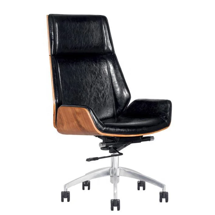 

✗x Luxury PU Grain Leather High Back Executive Chair Modern Swivel Boss Office Chair Ergonomic Adjustable Computer Desk Chair&