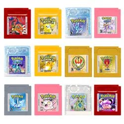 GBC Game Cartridge 16 Bit Video Game RTC Console Card Pokemon Crystal Scarlet Version Crystal Legacy Gold Silver 97 Reforged