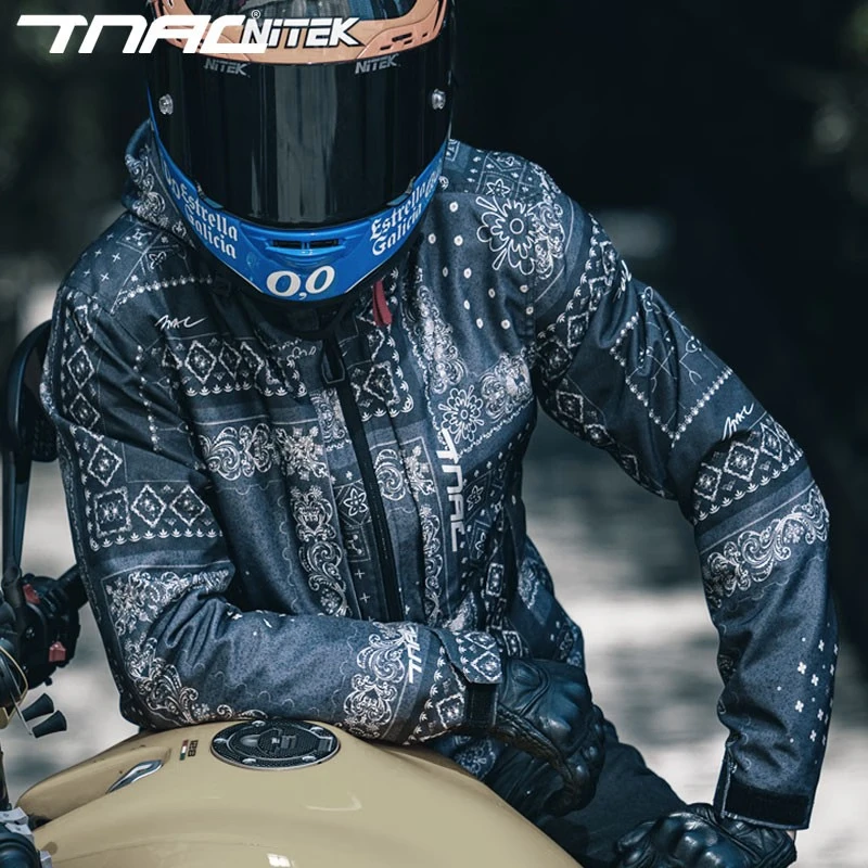 Giacca da moto Abbigliamento da ciclismo invernale Impermeabile da uomo Quattro stagioni Abbigliamento da pendolare per moto anticaduta caldo