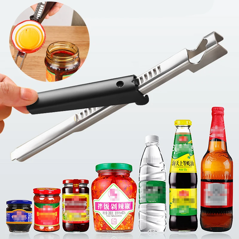 

BOLTIFY Adjustable Jar Lid Opener Multifunctional Bottle Opener Helper Stainless Steel Can Opener for Home Kitchen