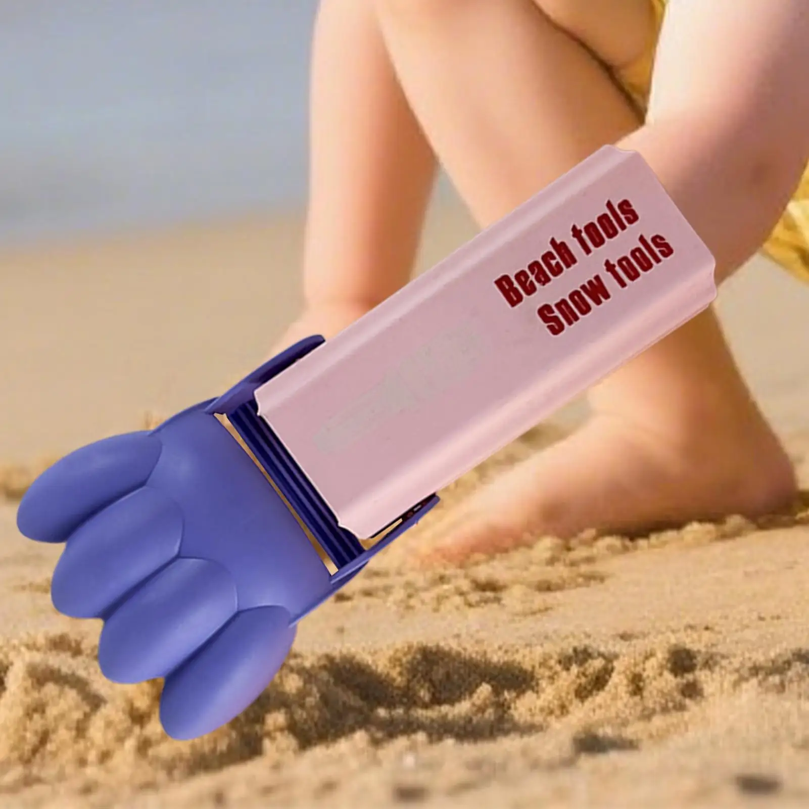 Handheld Sand Excavator for Kids Excavator Arm Hand Digger Toy Ergonomic Construction Shovel Snow Grabber Tool Outdoor Grip