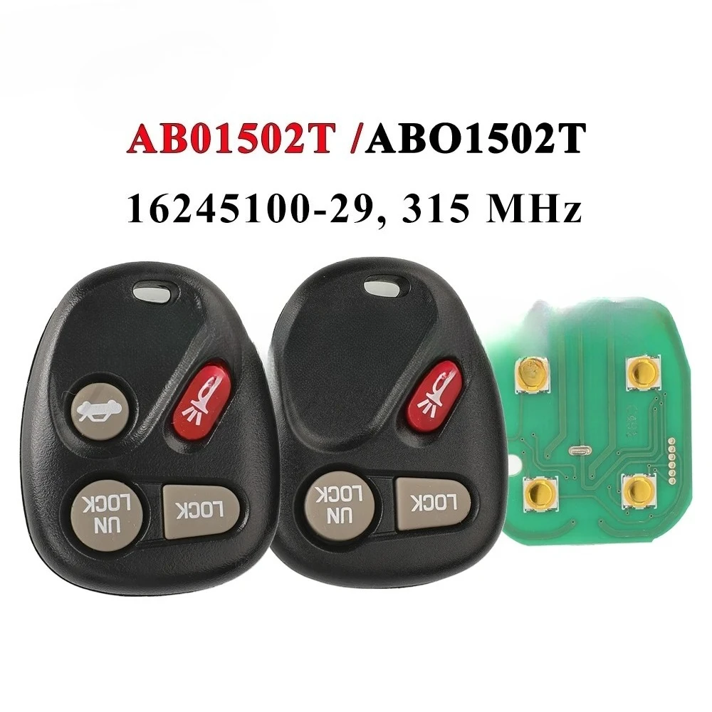 

AB01502T 315 МГц автомобильный брелок для Chevrolet Lumina GMC Buick Skylark Escalade Camaro Cadillac Pontiac 1996-2002 годов