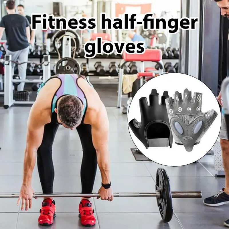 Fitness Gloves For Men Weightlifting Gloves Workout Gloves Fingerless Lifting Gloves Breathable Exercise Gloves Full Palm