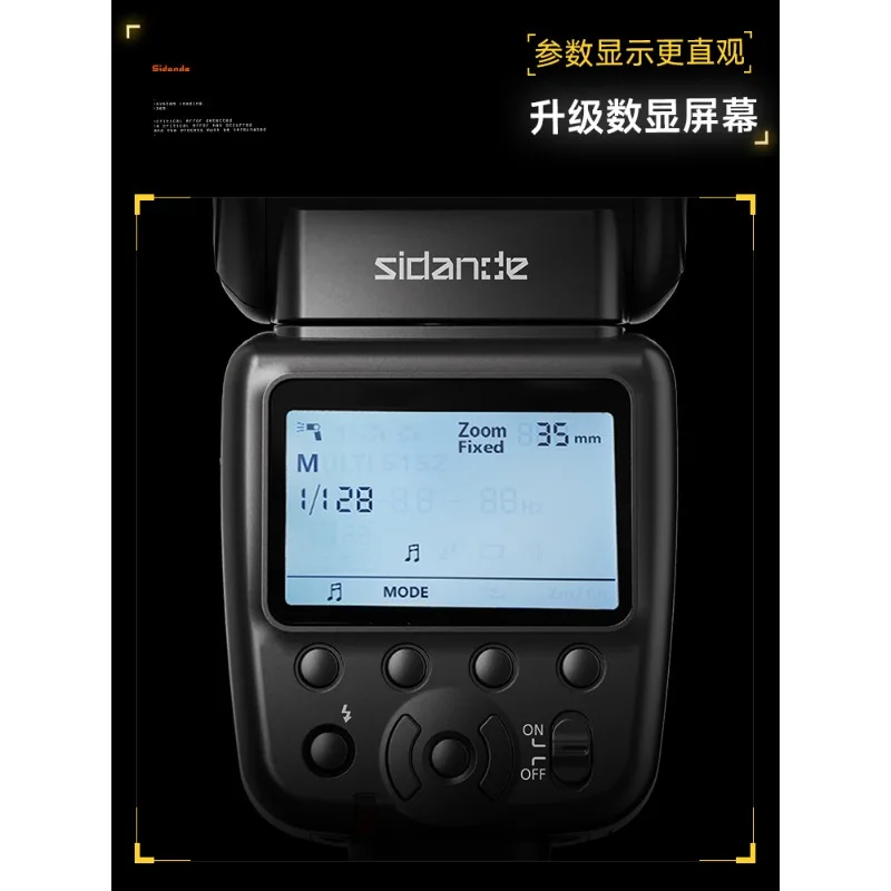 Nuevo Sidande FK300III Set-top Flash exterior portátil zapata externa luz fuera de la cámara para cámara Canon/Nikon/Sony/Fuji/Ricoh