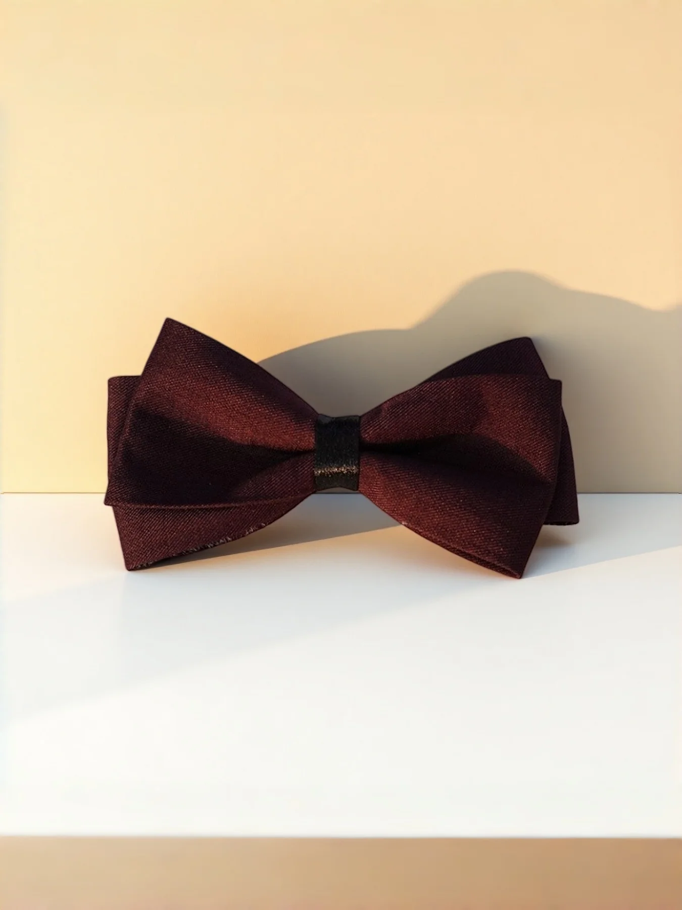 ربطة عنق مزدوجة الطبقات بلون ب - مراجعة Men'S Formal Wear Bow Ties وسعره