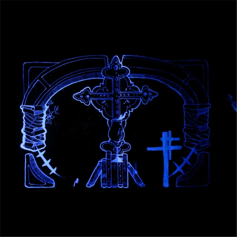 Tinta tidak terlihat 18ml, untuk pena celup kaca air mancur, tinta neon kreatif, alat tulis hadiah lampu UV