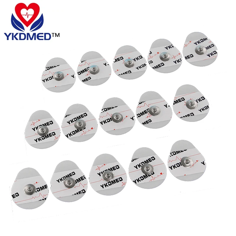 1000PCS/ECG Electrode Sheet Neonate Disposable foam ECG Machine Accessories EKG Monitor Patch 35*30MM