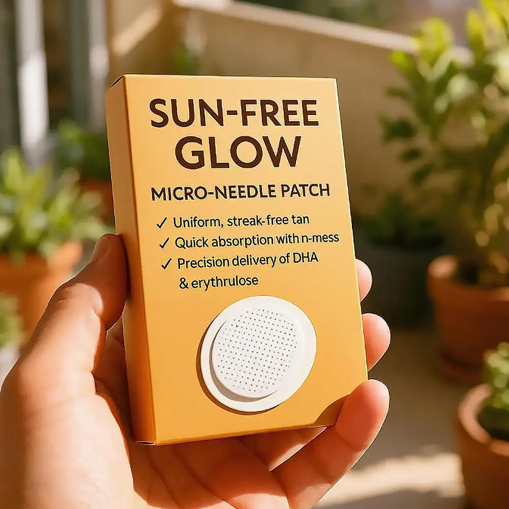 10pcs/box Purevlab Sun Free Glow Patches,New Advanced Sun Free Glow Microdarts Patch, Natural purevlab Tanning Patches for Women