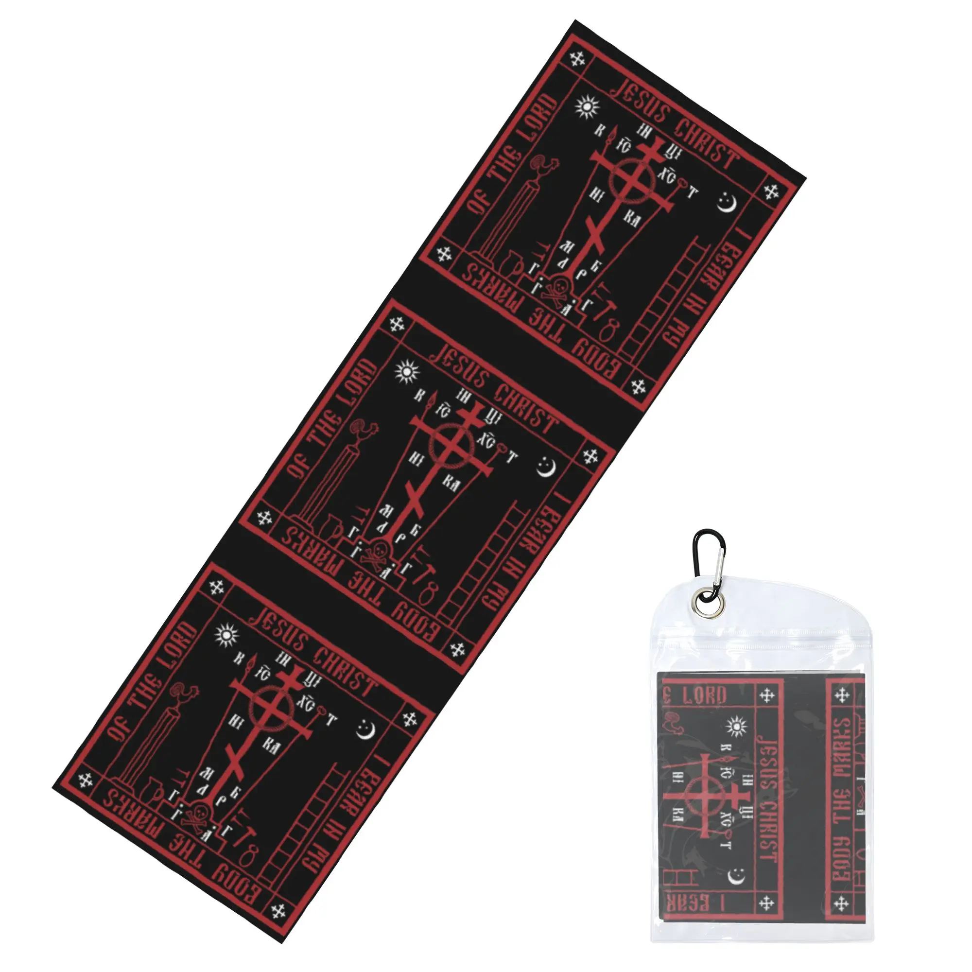 Cold Exercise Towel Calvary Cross Of Russian Orthodox Church Beach Sports Yoga Camping Towel Refreshing Sports Scarf Face Towels