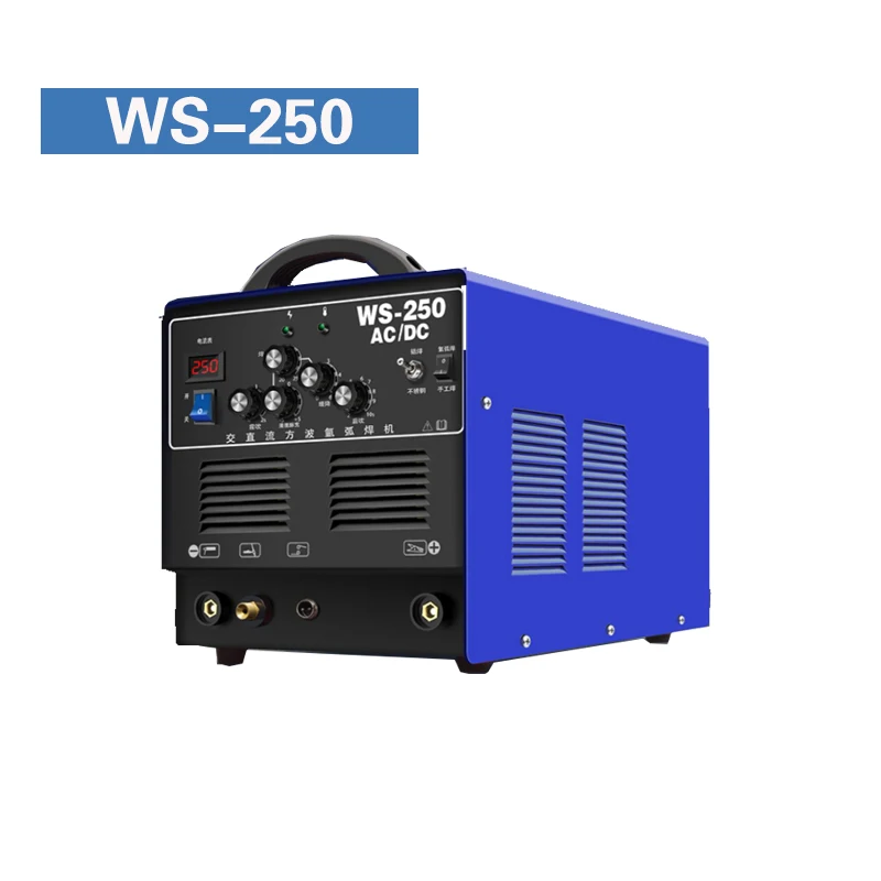 250 Aluminum Welding Machine AC/DC Pulse Welding Machine 220V Multi-Function Welder 3 In 1 Welding Tool