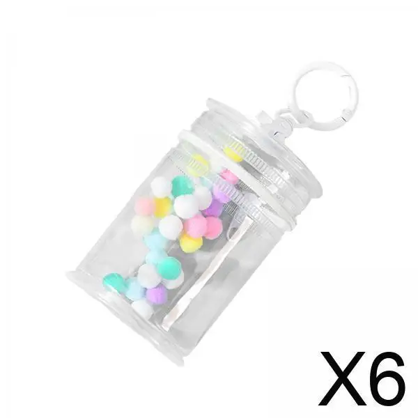 

Clear Doll Pouch Keychain Mini Figure Organizer Bag for Miniature Dollhouse Accessories and Collectibles