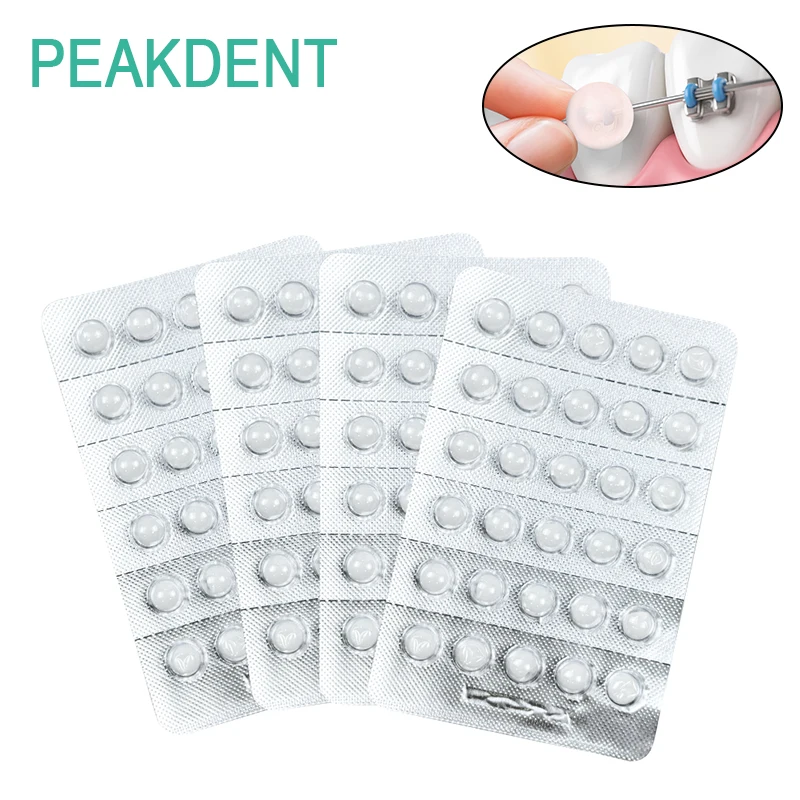 

60 шт./компл., ортодонтический воск для ухода за полостью рта, фруктовый вкус, стимулирующая десна для зубов, уход за полостью рта, защита десен, ортодонтический воск