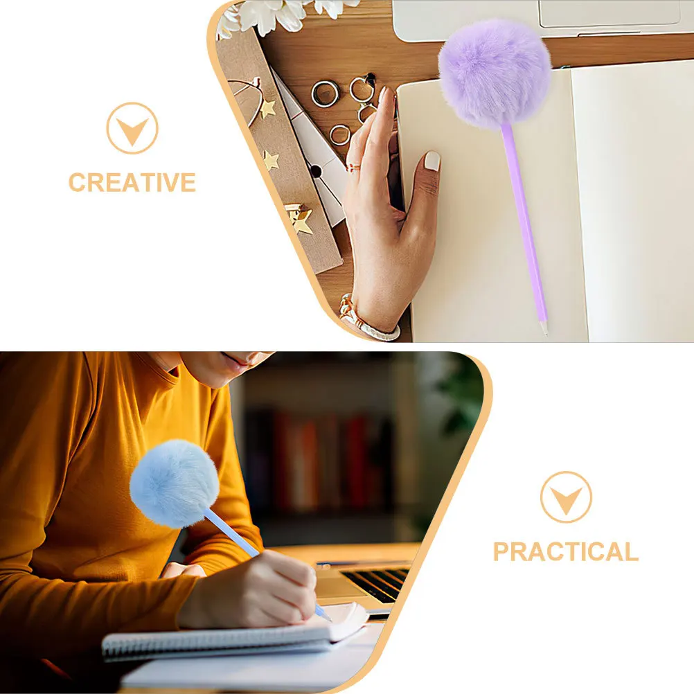 6pcs Ballpoint Student Students Sign Pens Stress Relief Smooth Writing Novelty Pens For Students Teachers Stationery