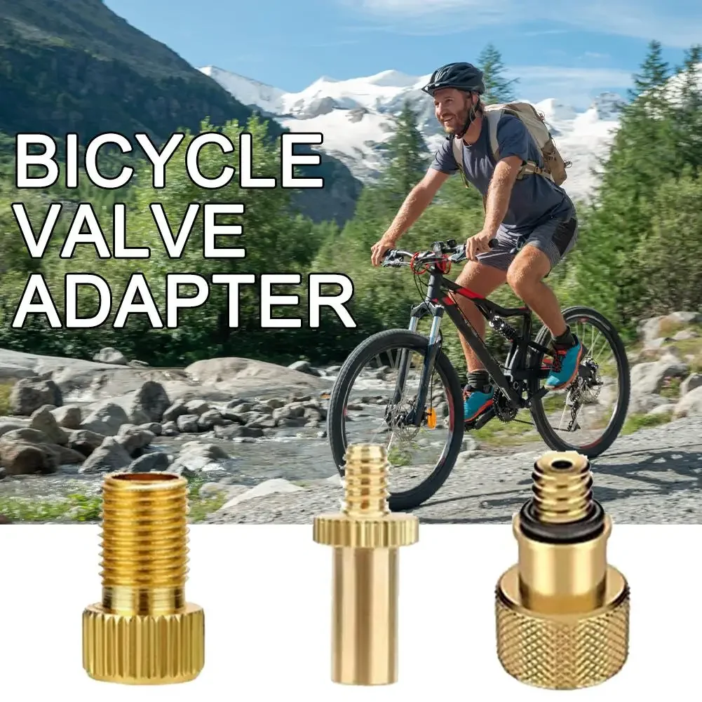 AliExpress 3Pcs Bike Pump Valve Adapters - French to American Conversion Nozzles for Tire Inflation