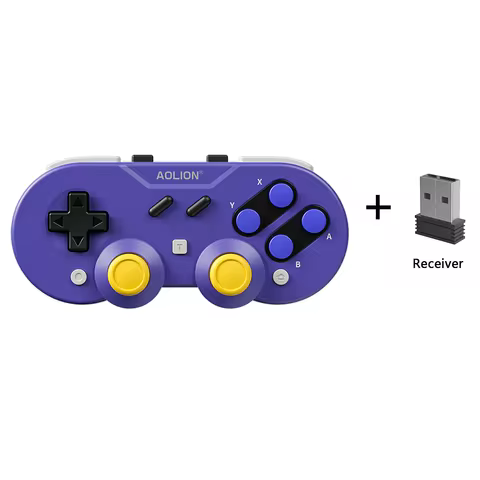 Aolion Wireless Mini Game Controller Joypad Hall Effect Joystick For Nintend Switch Retro Gamepad For PC Windows For NS Switch