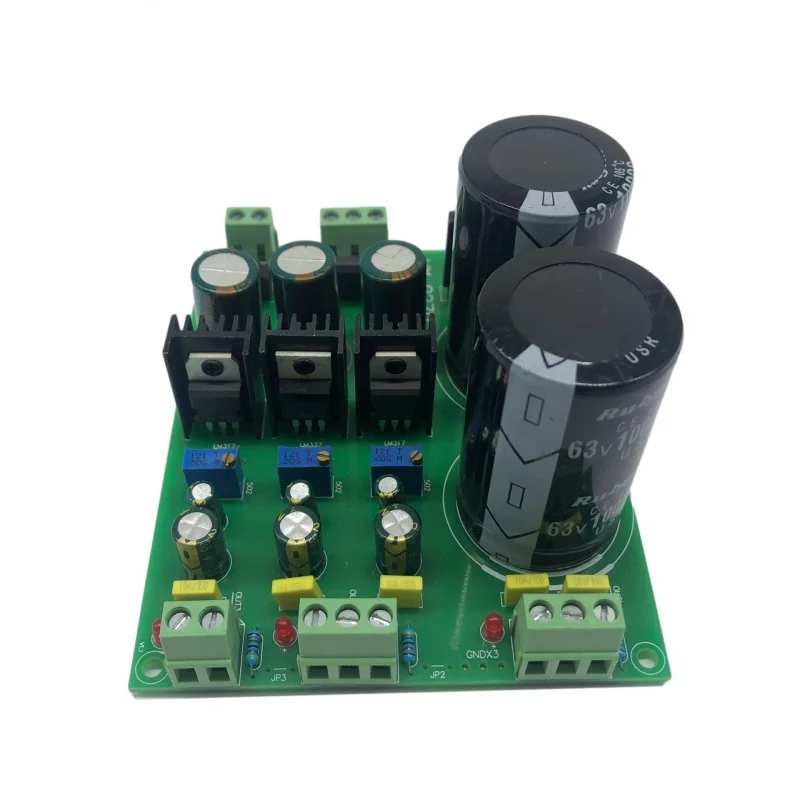 Power Amplifier Dual Power Supply Rectifier Filter Power BoardLM317 LM337Adjustable Rectifier Filter Voltage-Stabilizing Power B