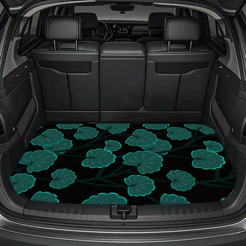 1pc Car Decorative Print Trunk Mat, A Must-Have For Travel, Universal For Various Car Models, An Indispensable Interior Decorati