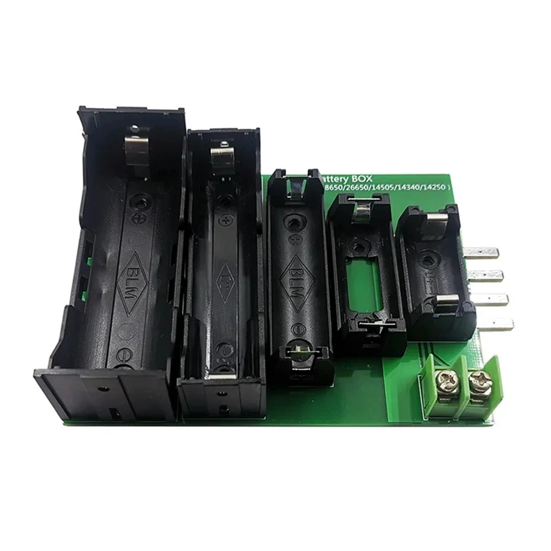 Battery Tester Case 4 & 2-Wire Terminal 18650 26650 14505 14340 1425 Battery Case Holder Test Storage Box For DL24P