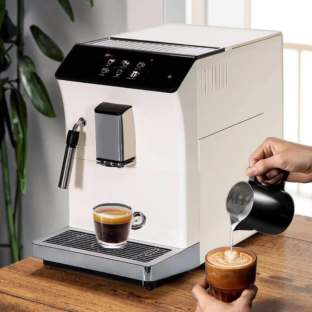 Maquina De Cafe Expresso Smart Fully Automatic Hot Milk Water Steam Latte Cappuccino Espresso Coffee Machine
