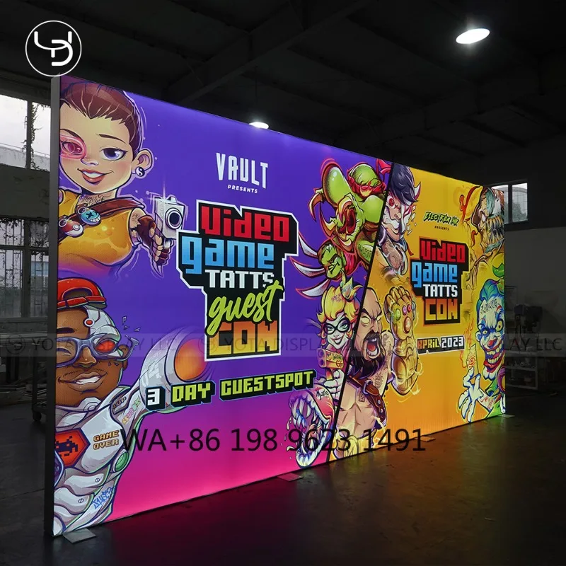 20x10 SEG LED Backlit Wall Shelf Pillar Light Box Trade Show Exhibition Display Event Expo Commercial Decoration