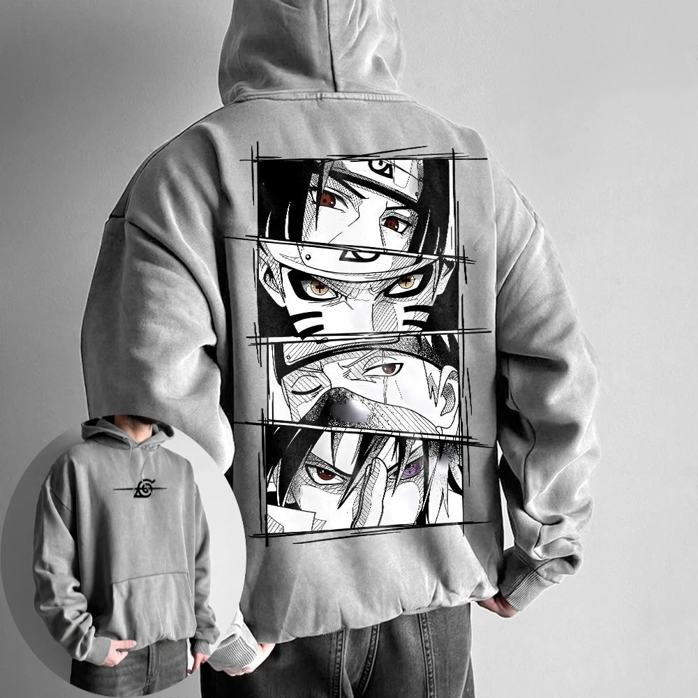 

Мужская толстовка с капюшоном Наруто, свитер Pain Itachi Uchiha, японское аниме, весенне-осенняя детская одежда с длинными рукавами для мальчиков, одежда для родителей и детей