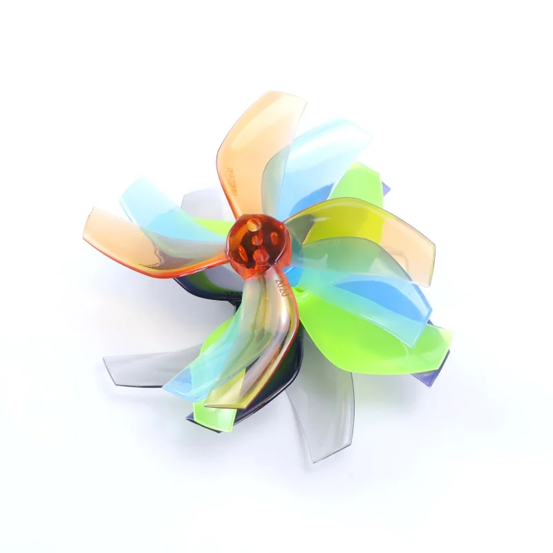 4 أزواج/8 قطع GEMFAN D51 2020 2x2x4 2 بوصة 4 شفرات مروحة كمبيوتر 1.5 مللي متر لطائرة سباق RC FPV بدون طيار