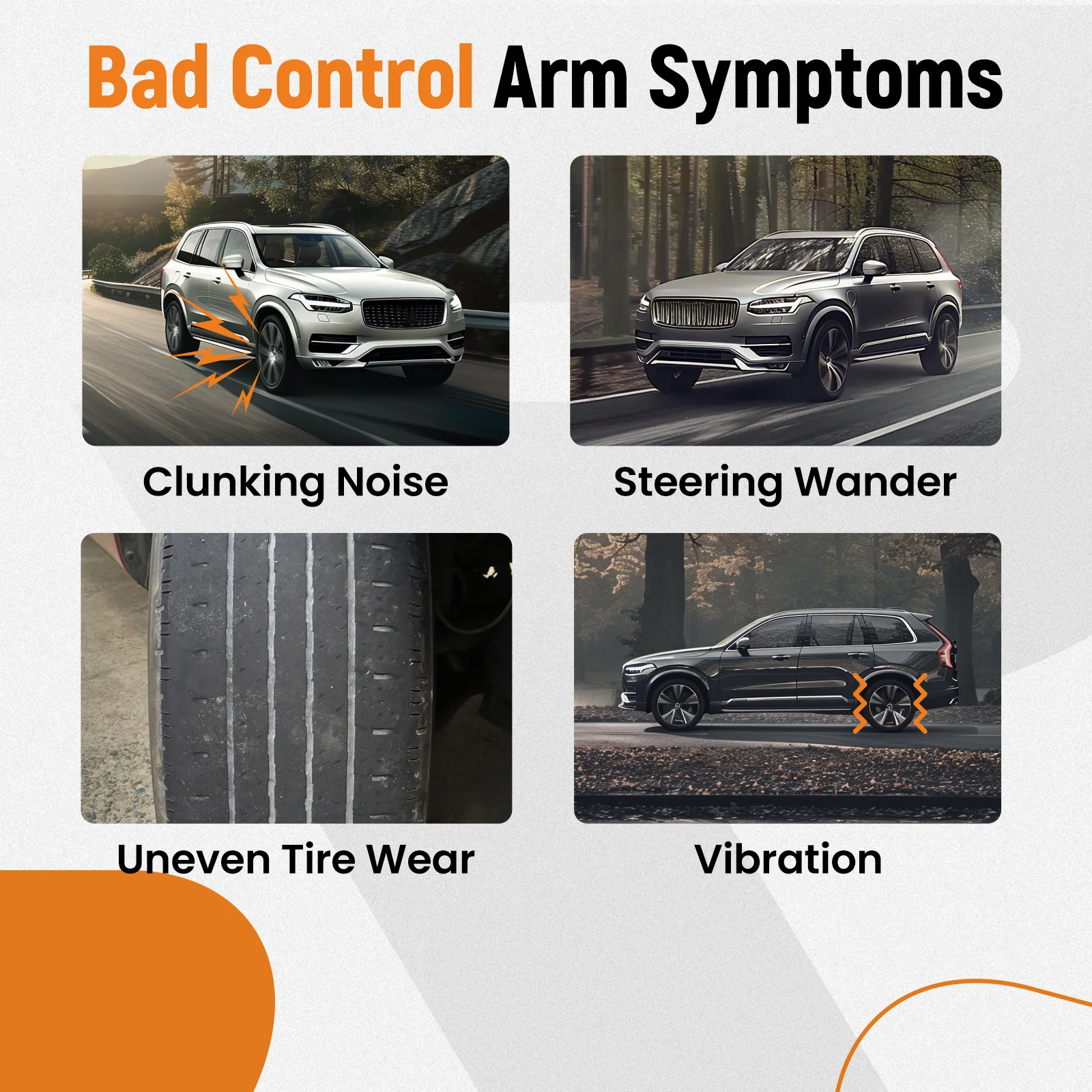 14x batang Sway batang dasi Lengan kontrol bawah depan untuk Volvo XC90 2003 2004 2005-2014 K500153 K80501 K80425 ES800857