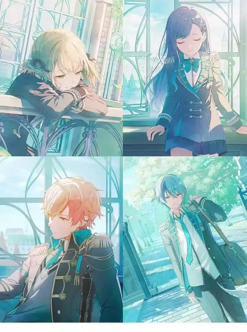 

Cosplay anime The cosplay military uniform set for Azusawa Kokoro, Aoyagi Fuyuya, and Shiraishi An from anime