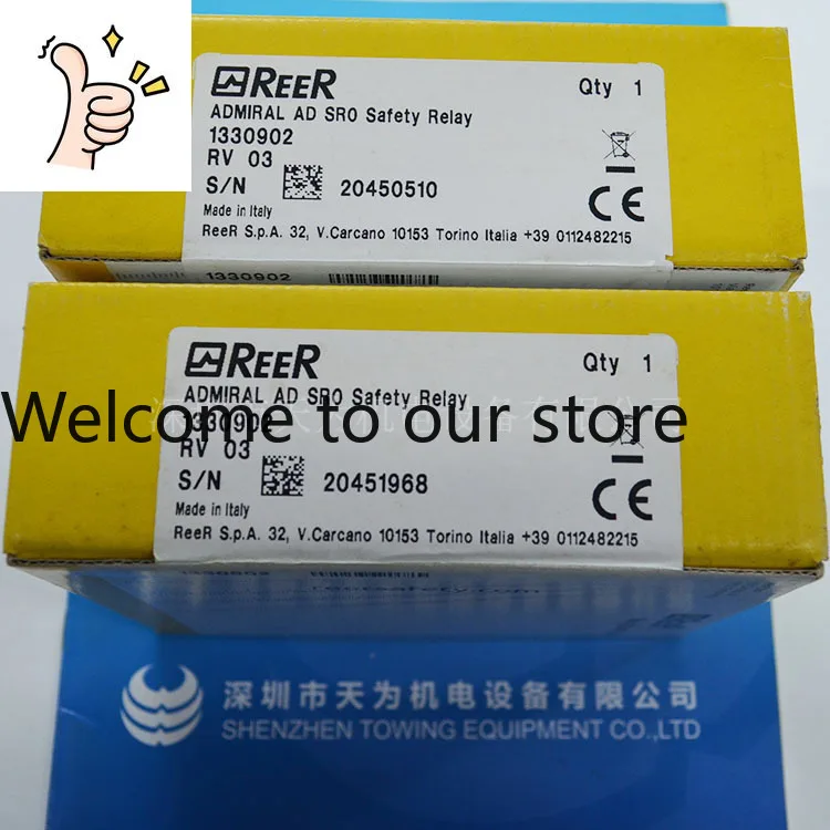 ADSR0 Italy REER Safety Relay For Light Curtain [agent - Quality Assurance One Year] Price Negotiation