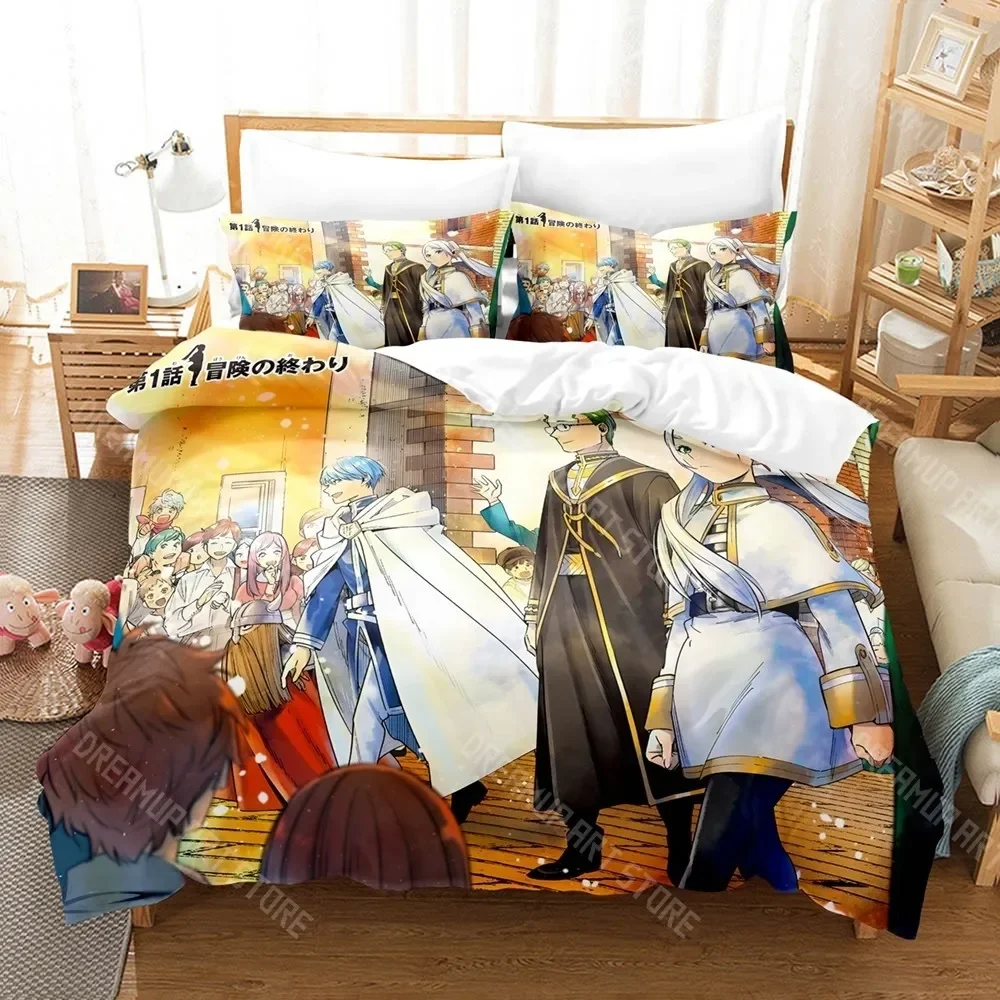 2026 3D Print Frieren Beyond Journey's End Bedding Set Single Twin Full Queen King Size Bed Set Adult Kid Bedroom Duvetcover Set
