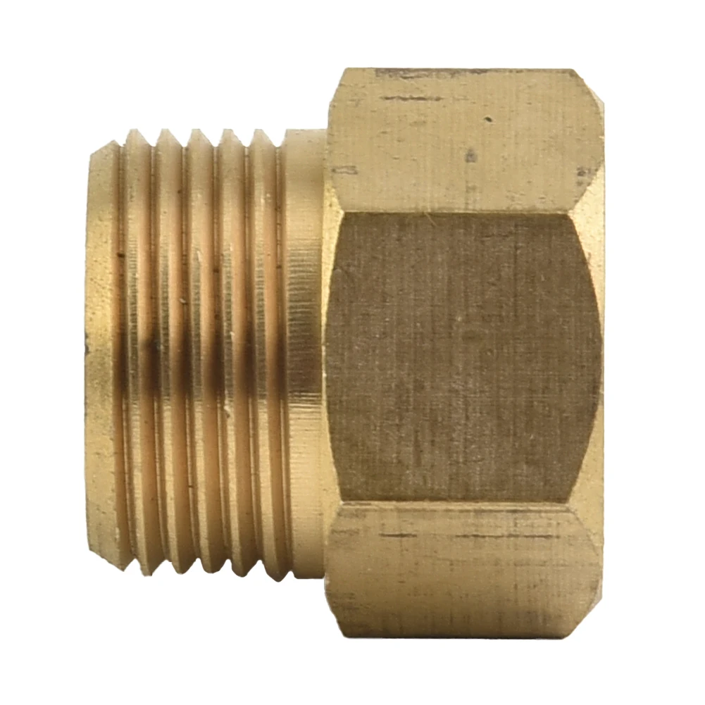 1pc G 1/2in Pressure Washer Adapter M22 Male X 1/2in Female Brass Adapter For Quick Screw Connections Garden Tools