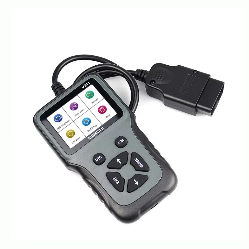 V311 Color Screen OBD2 Car Fault Diagnostic Scanner Multi‑Language Code Reader Auto Engine Trouble Detection Tool