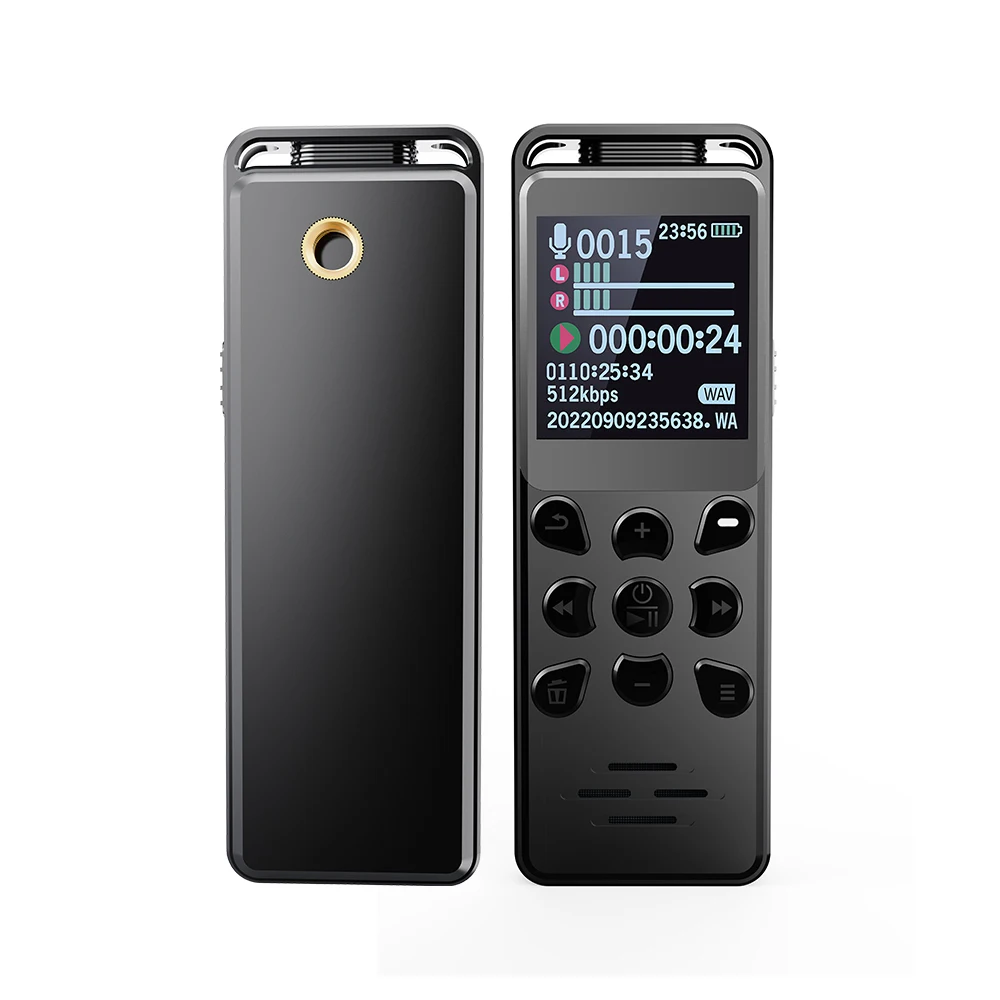 Telele V68 MP3 Records Audio Recorder Digital Voice Recorder With 512Kbps Recording For Work Lectures Meetings Interviews