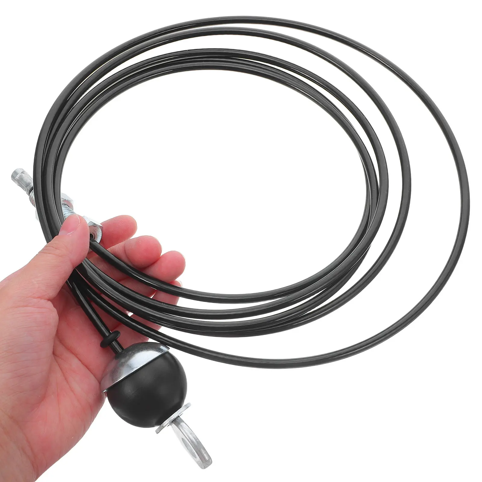 5Mm Stainless Steel Cable Rope with Soft Coating for Cable Machine Pulley Attachments Home Gym Fitness Pulley System Replacement